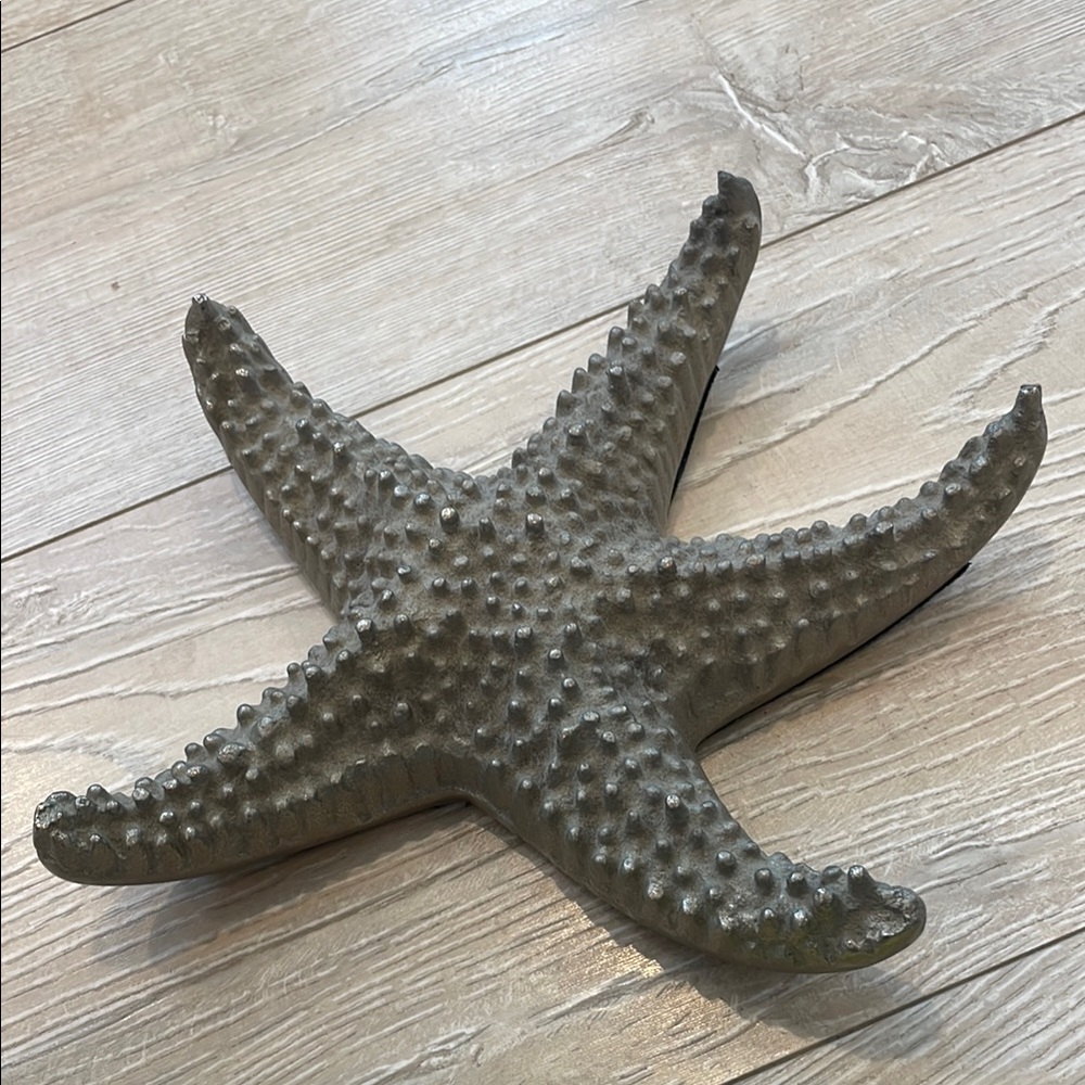 Silver Starfish Decor